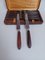 Coltelli da tavola con manico in palissandro e lama in acciaio, anni '30, set di 12, Immagine 4