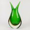 Italienische Mid-Century Vase aus Sommerso Muranoglas von Flavio Poli für Seguso, 1960er 1