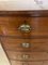 Antique George III Figured Mahogany Bow Front Chest of Drawers, 1820s 7