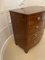 Antique George III Figured Mahogany Bow Front Chest of Drawers, 1820s 6