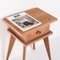 Vintage French Night Stand in Oak, 1960s 4