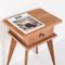Vintage French Night Stand in Oak, 1960s, Image 4