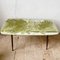 Italian Side Table with Green Marble Look, 1960s 1