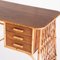 Vintage French Desk in Cane and Rattan by Louis Sognot, 1950 6