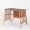 Vintage French Desk in Cane and Rattan by Louis Sognot, 1950 3