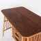 Vintage French Desk in Cane and Rattan by Louis Sognot, 1950 9
