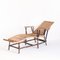 Vintage French Chaise Lounge in Cane and Wicker, 1950s 7