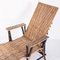 Vintage French Chaise Lounge in Cane and Wicker, 1950s, Image 9