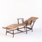 Vintage French Chaise Lounge in Cane and Wicker, 1950s 8