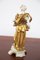 Aries Statuette in Gold Ceramic from Capodimonte, Early 20th Century 4
