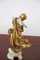 Estatuilla de Tauro de cerámica dorada de Capodimonte, de principios del siglo XX, Imagen 8