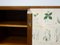 Mahogany Cabinet Covered with Nordens Flora Illustrated Paper, 1940s, Image 10
