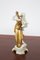 Gemini Statuette in Gold Ceramic from Capodimonte, Early 20th Century, Image 5