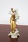 Statuetta Gemini in ceramica dorata di Capodimonte, inizio XX secolo, Immagine 5