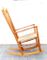 Vintage German J16 Rocking Chair by Hans J.Wegner for Kvist Møbler 2