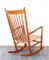 Vintage German J16 Rocking Chair by Hans J.Wegner for Kvist Møbler, Immagine 3
