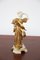 Estatuilla de Leo de cerámica dorada de Capodimonte, de principios del siglo XX, Imagen 5