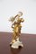Jungfrau Statuette aus Gold Keramik von Capodimonte, Frühes 20. Jahrhundert 4