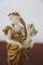 Virgo Statuette in Gold Ceramic from Capodimonte, Early 20th Century 2