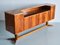 Vintage Sideboard in Walnut and Brass by Paolo Buffa for Serafino Arrighi, 1940s 12
