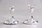 Danish 830 Silver Candleholders by Svend Toxværd Leuchter, 1940s, Set of 2 1