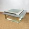 Vintage Coffee Table in Smoked Glass & Brass-Plated Metal 6