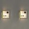 Brass and Lacquered Metal Wall Lights by Gio Ponti for Lumi, 1960s, Set of 2 6