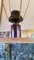 Lámpara de mesa Taotie china con forma de urna de bronce, años 20, Imagen 11