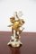 Schütze Statuette aus Gold Keramik von Capodimonte, Frühes 20. Jahrhundert 1