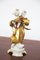 Estatuilla de Sagitario de cerámica dorada de Capodimonte, de principios del siglo XX, Imagen 6