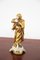 Statuetta Capricorno in ceramica dorata di Capodimonte, inizio XX secolo, Immagine 2