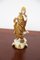 Wassermann Statuette aus Gold Keramik von Capodimonte, Frühes 20. Jahrhundert 1