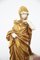 Estatuilla de Acuario de cerámica dorada de Capodimonte, de principios del siglo XX, Imagen 6