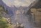 Lago alpino, Königssee, 1923, Olio su tela, Incorniciato, Immagine 1