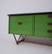 Italian Sideboard with 3 Drawers and Flap Door, 1950s 11