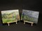 Luigi Scarpa Croce, Landscapes, Late 1950s, Oil on Board Paintings, Set of 2, Image 1