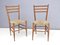 Italienische Vintage Chiavarine Stühle aus Buche, 2er Set 1