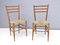 Vintage Italian Chiavarine Chairs in Beech, Set of 2 1