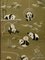 Pannello con orsetto in seta ricamato con cornice, 1935, Immagine 3