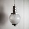 Lampada a sospensione in alluminio cromato di Sergio Mazza, anni '60, Immagine 1