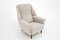 Danish Lounge Chair in Curly Beige, 1960s, Image 12