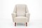 Fauteuil en Beige Curly, Danemark, 1960s 1