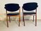 Modell 42 Esszimmerstühle aus Teak & Lederbezug von Kai Kristiansen für Schou Andersen, 1960er, 2er Set 11