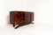 Art Deco Sideboard in Walnut Burl and Marble,1930s 2