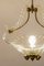 Lampe à Suspension Vintage attribuée à Ercole Barovier pour Barovier & Toso, 1940s 9