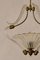 Lampe à Suspension Vintage attribuée à Ercole Barovier pour Barovier & Toso, 1940s 7