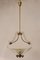Lampe à Suspension Vintage attribuée à Ercole Barovier pour Barovier & Toso, 1940s 1