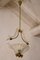 Lampe à Suspension Vintage attribuée à Ercole Barovier pour Barovier & Toso, 1940s 4