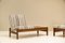 Italian Modular Bench Set in Teak, 1960s, Set of 2 3