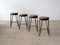 French Industrial Stools, 1950s, Set of 4 8